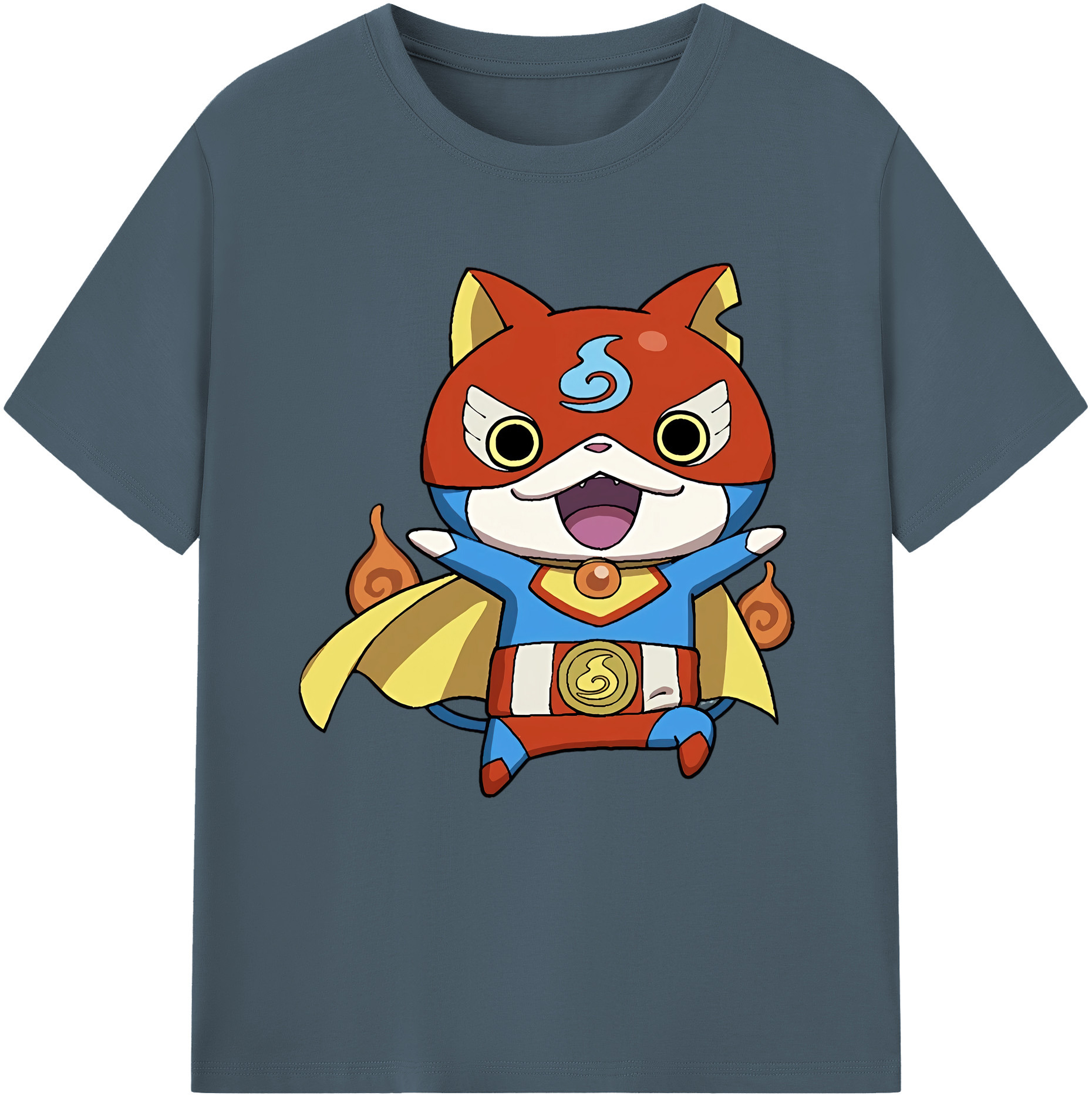 （画像用） 妖怪ウォッチ Yo-kai Watch 綿100％半袖Tシャツ（フロントプリント）